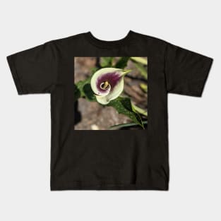 Calla Lily From the Top Photographic Image Kids T-Shirt